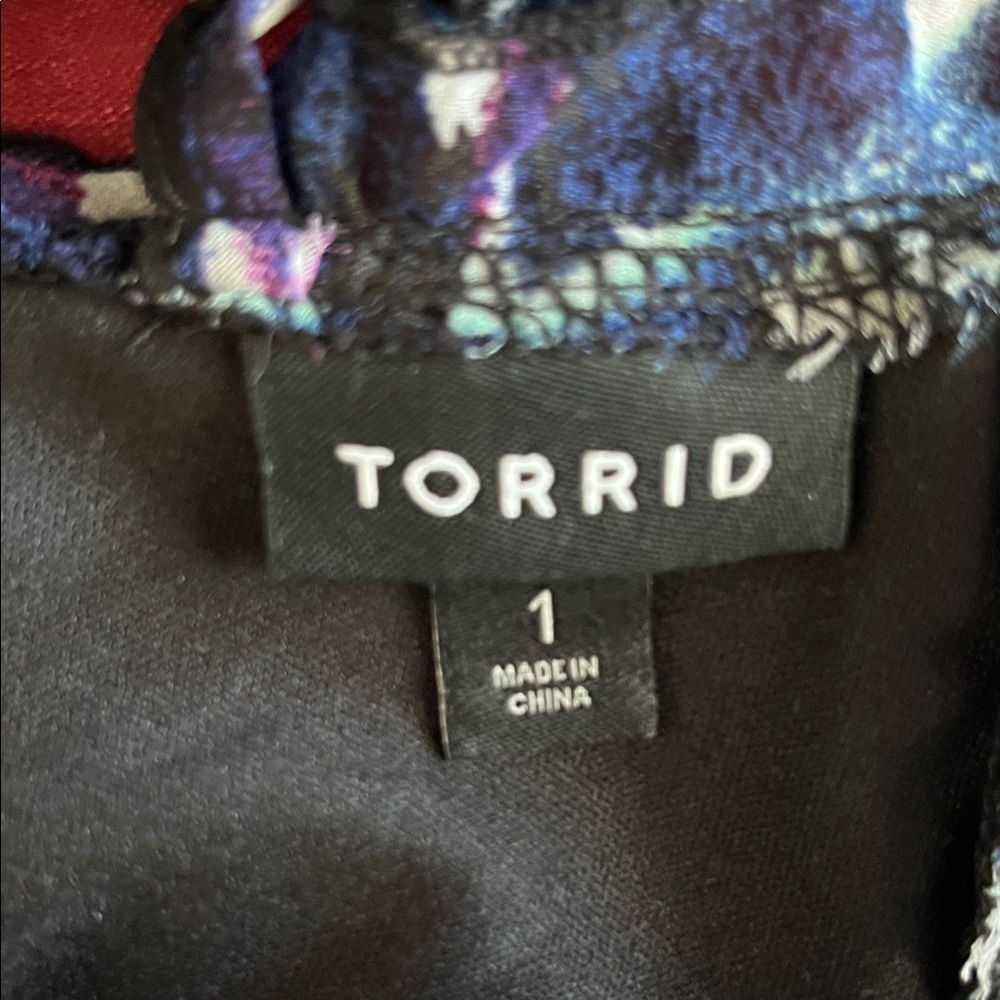 Torrid Multicolor Patterned Garment - image 2